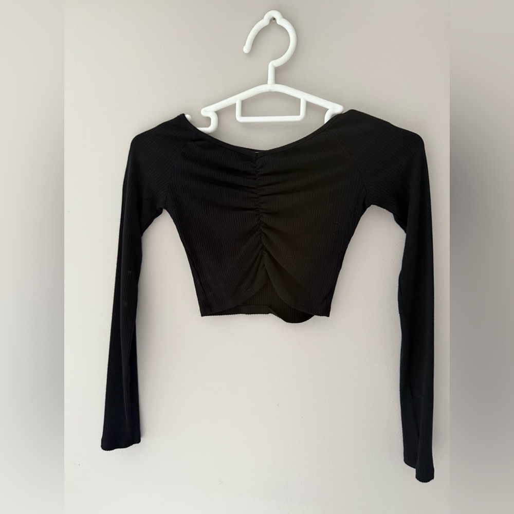 Garage ruched long sleeve